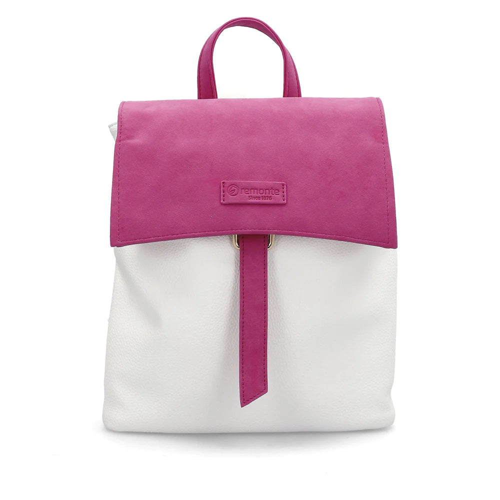 Remonte - Q0526 White and Pink Backpack