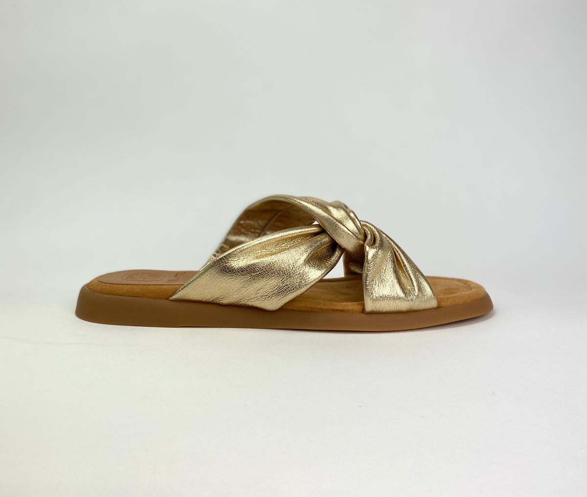 Unisa - Camby Gold Leather Slider