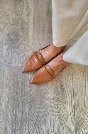 Pomme Dor - 1218 Tan Loafer