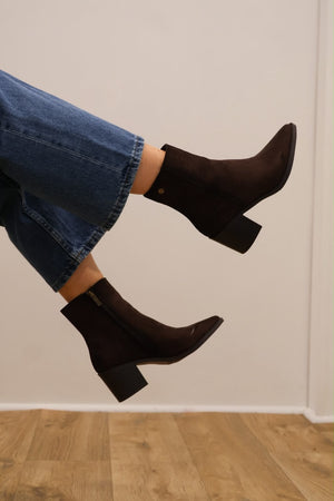 Xti - 146509 Chocolate Brown Ankle Boot