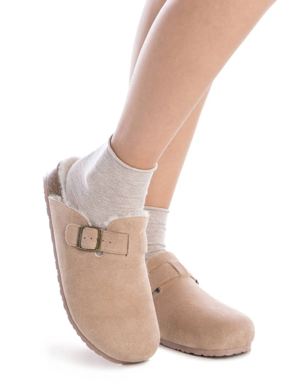 Xti - 143240 Beige Fur Lined Clog