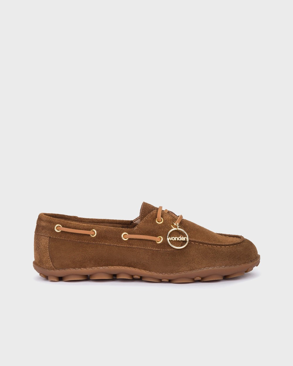 Wonders - AP-2104 Tan Boat Shoe