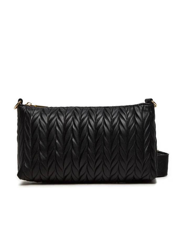 Ara - 21906 Black Pleated Clutch/Crossbody