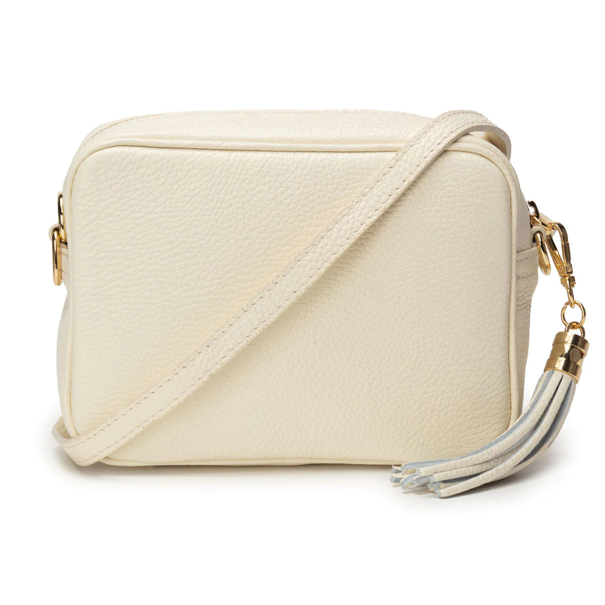 Elie Beaumont - Tassle Cream Bag [Extra Strap included]