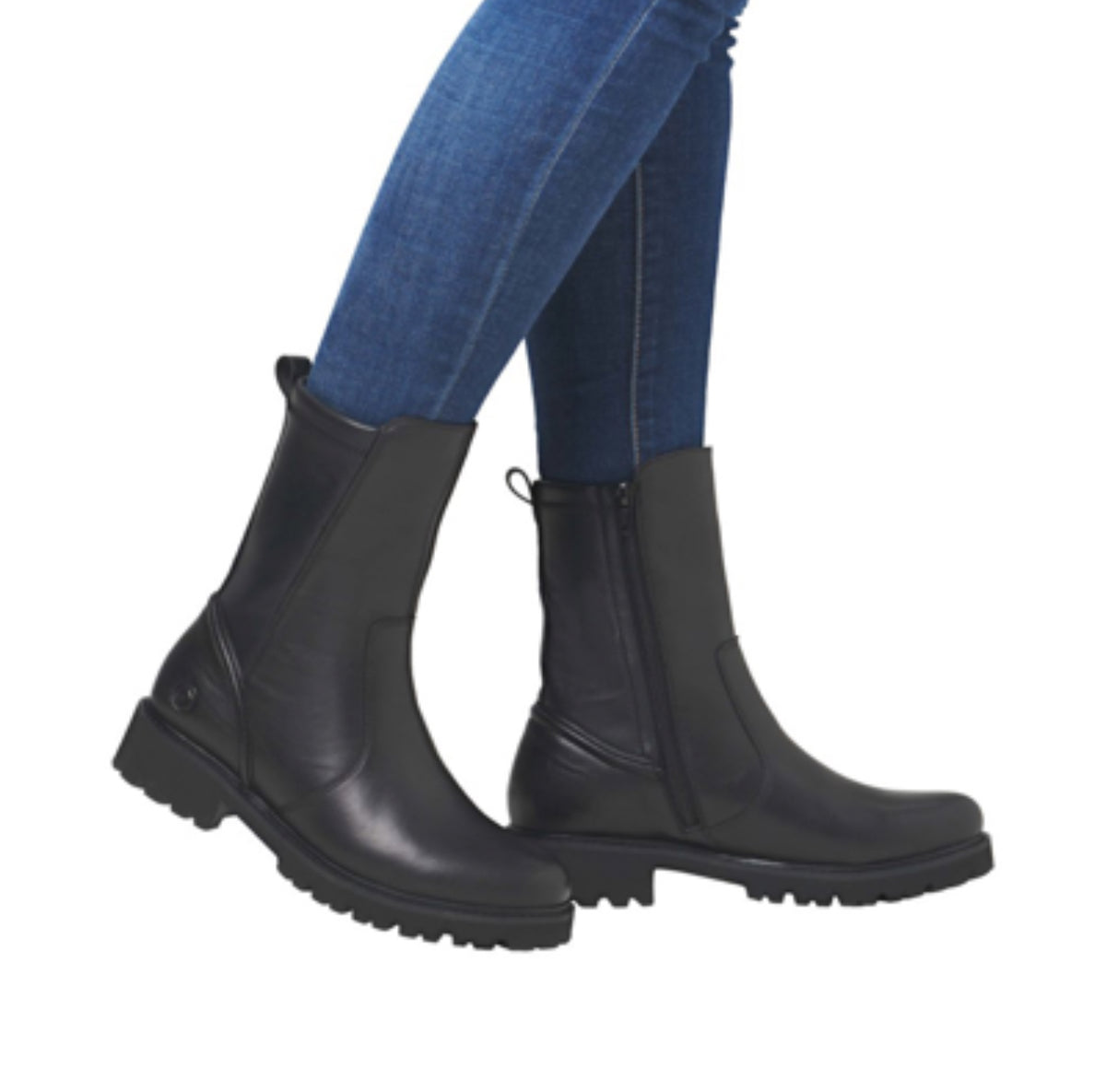 Remonte - D8662-00 Black Chelsea Zip Boot