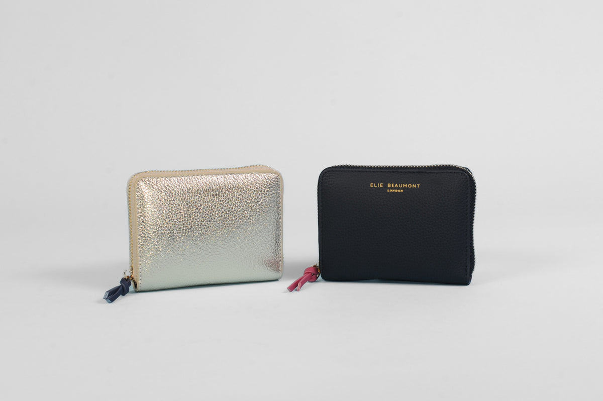 Elie Beaumont -EBW3505 Gold Leather Wallet