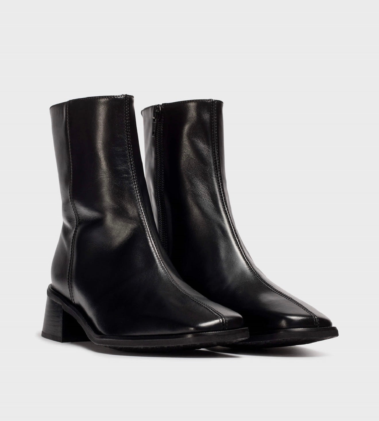 Wonders - D-1601 Black Ankle Boot