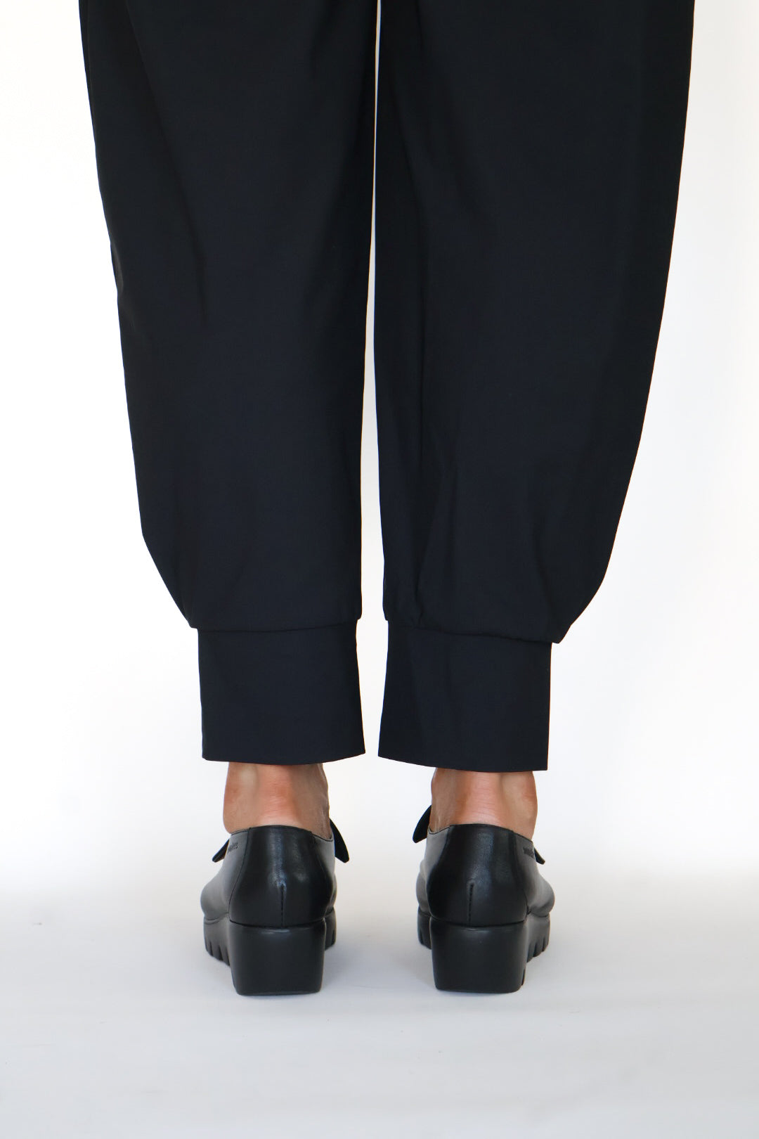 Wonders - C-33159 Black Bow Wedge Shoe