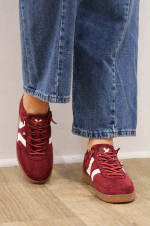 Xti - 144170 Burgundy Slip On Trainer