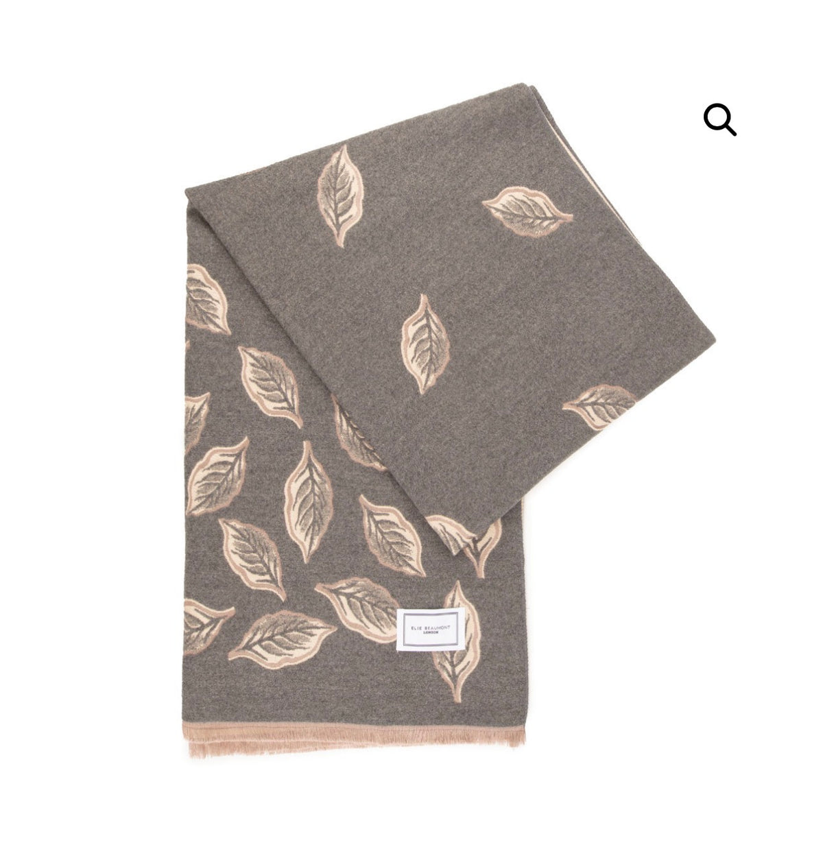 Elie Beaumont - Grey and Beige Scarf