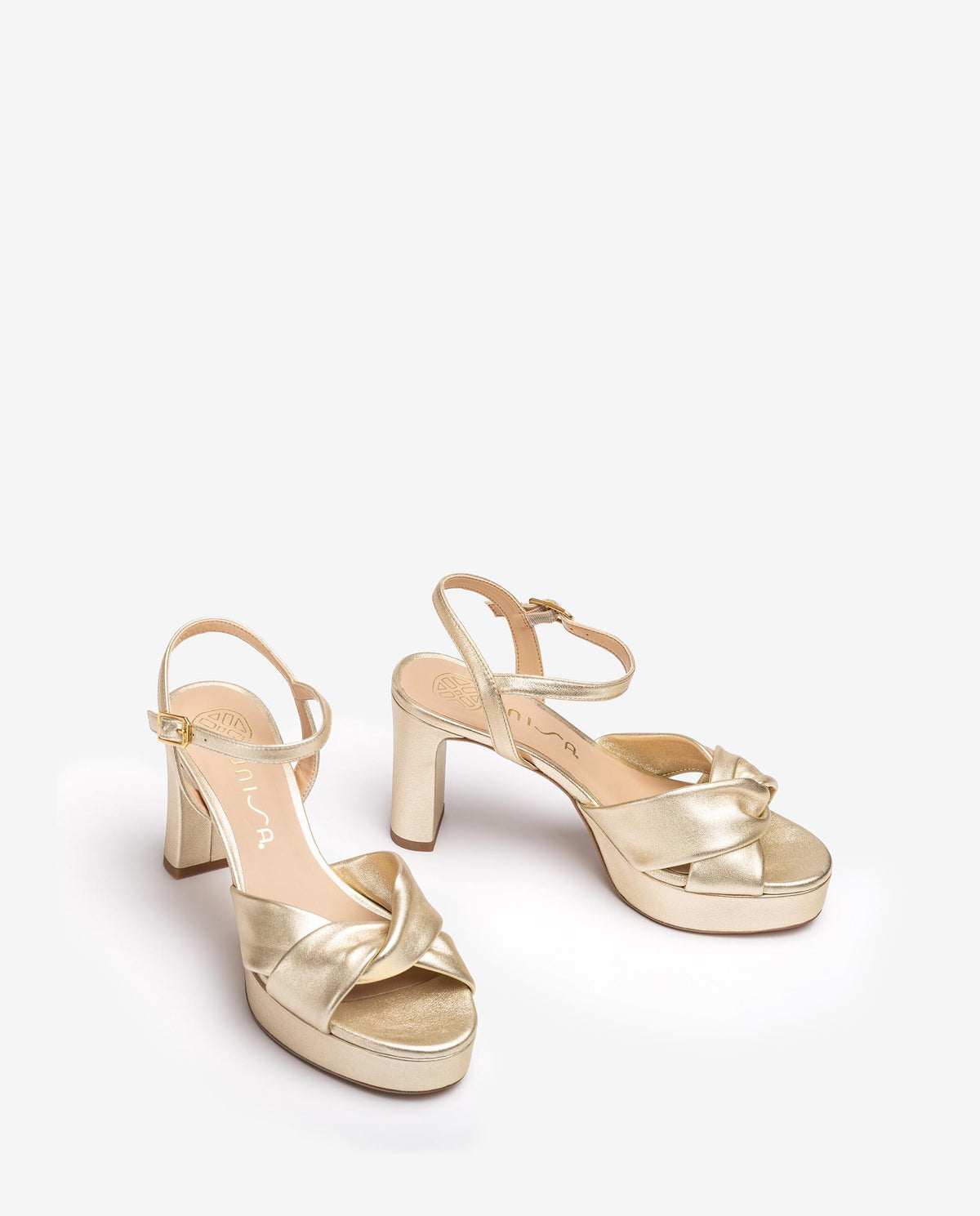 Unisa - Onoa Gold Platform Sandal