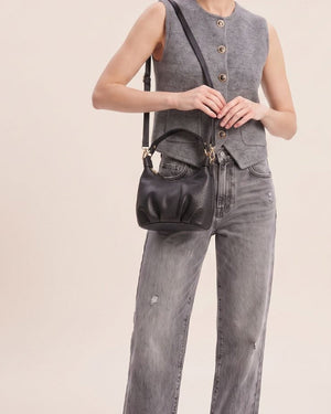 Elie Beaumont - Dumpling Black Crossbody Bag