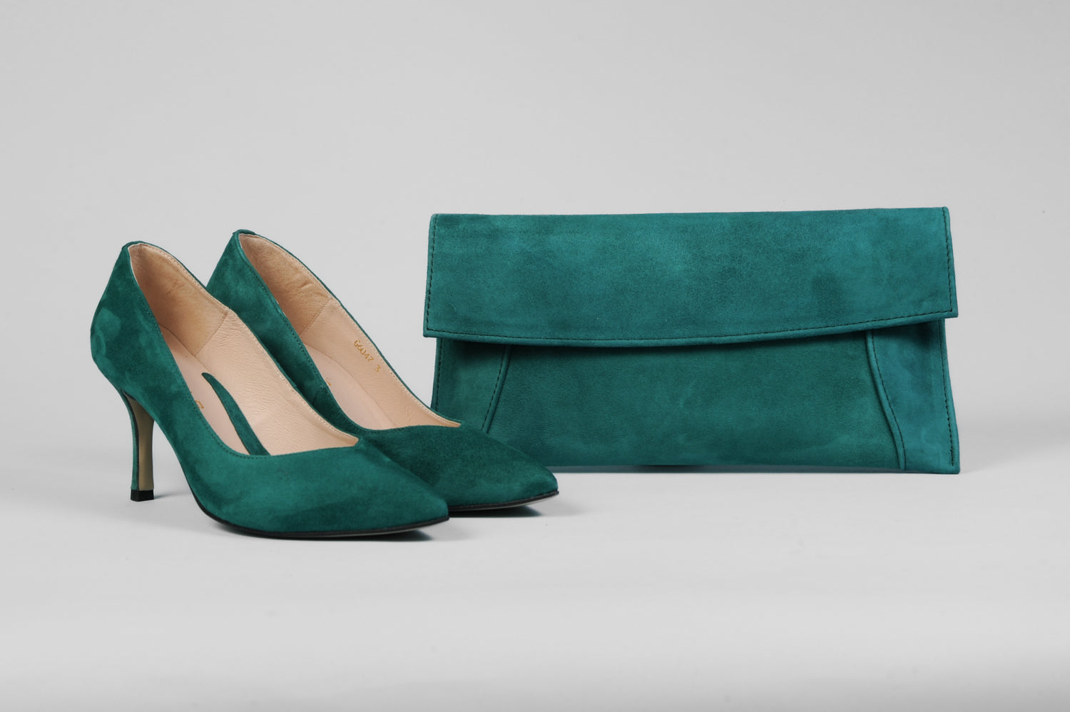 Rachels - Green Envelope Clutch