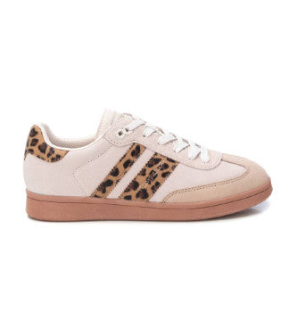 Teddy Smith - 120007 Beige and Leopard Trainer