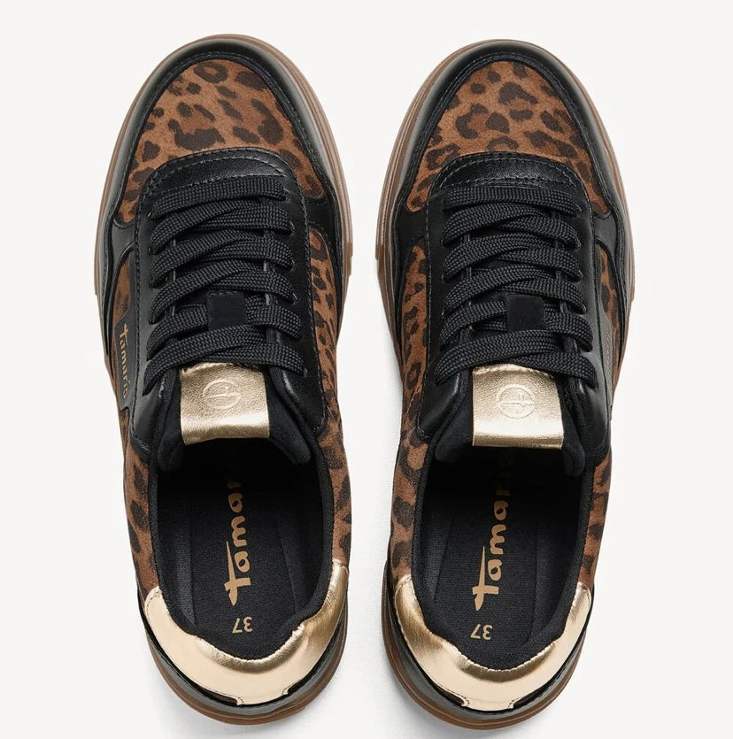 Tamaris - 23617-42 Leopard Print Trainers