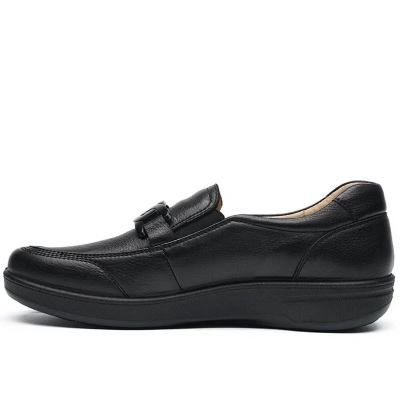G Comfort - P-6503S Black Waterproof Wedge Loafer