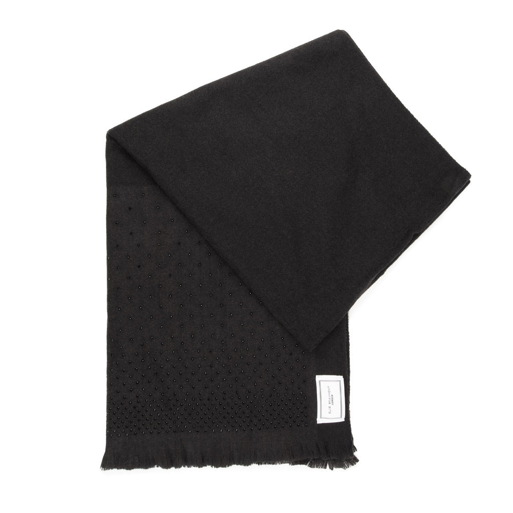 Elie Beaumont - Elite Black Diamanté Scarf