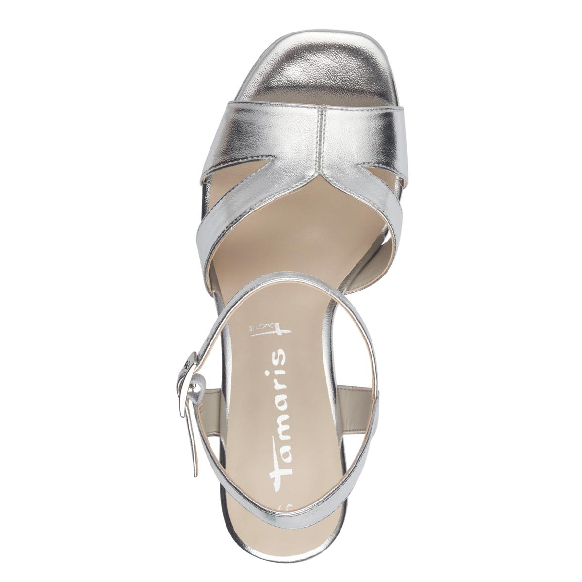 Tamaris - 28349 Silver Platform Sandal