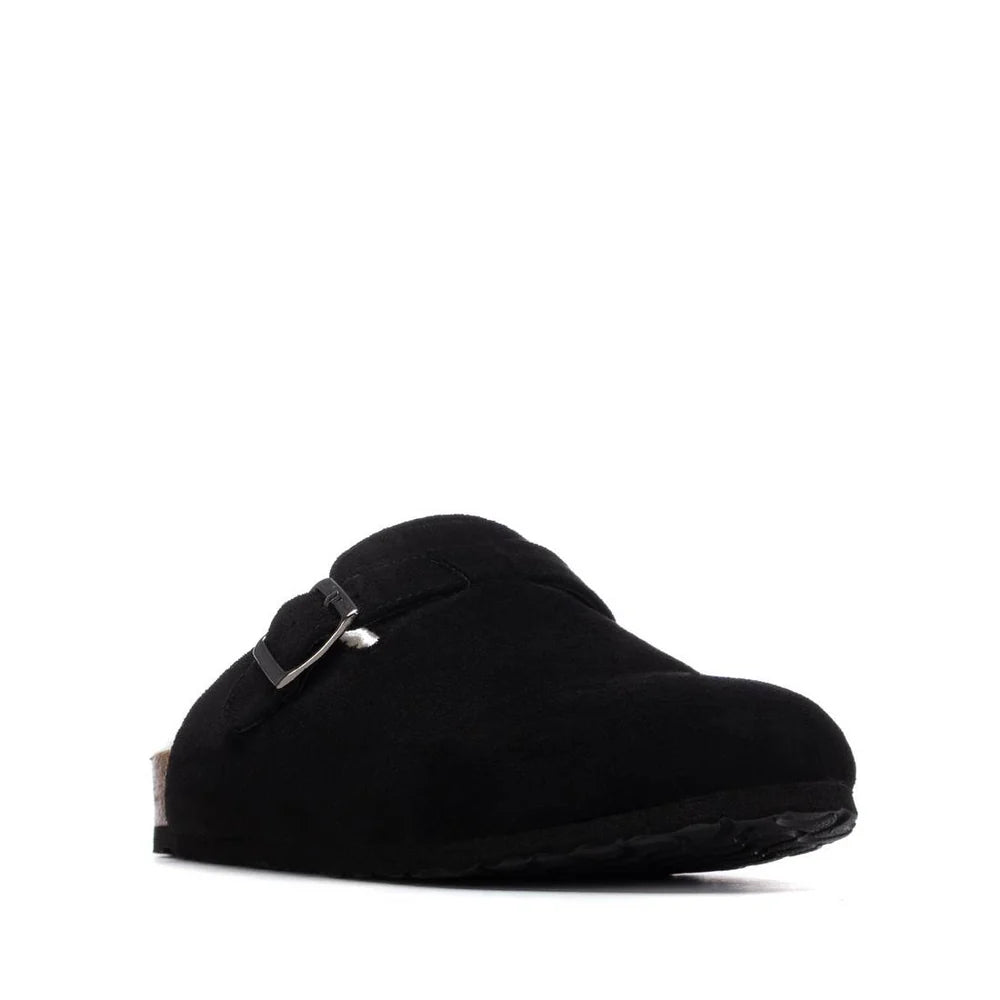 Xti - 143240 Black Fur Lined Clog