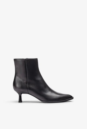 Unisa - Lomas Black Kitten Heel Ankle Boot