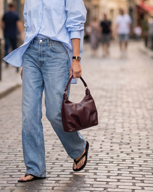 Elie Beaumont - Dumpling Burgundy Bag