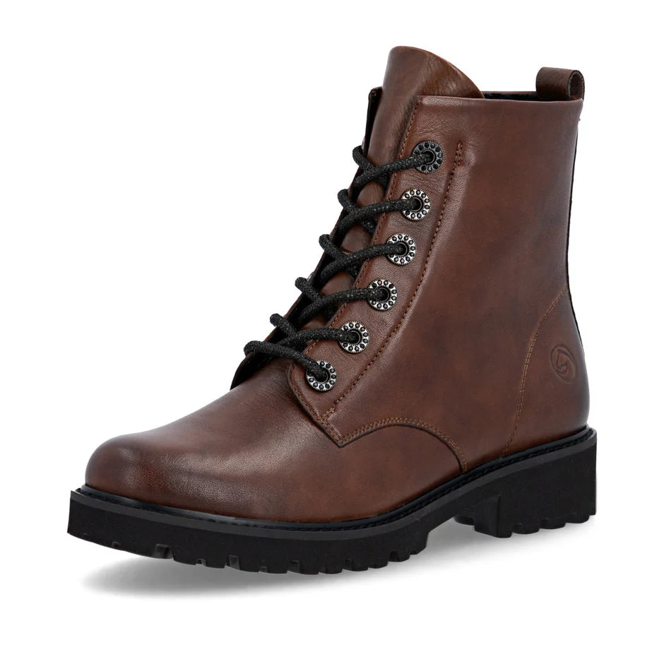 Remonte - D8653 Brown Biker Boot