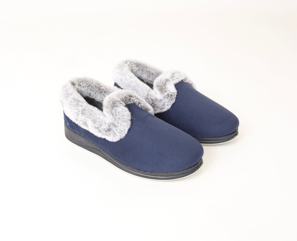 Padders - Repose Navy Slipper