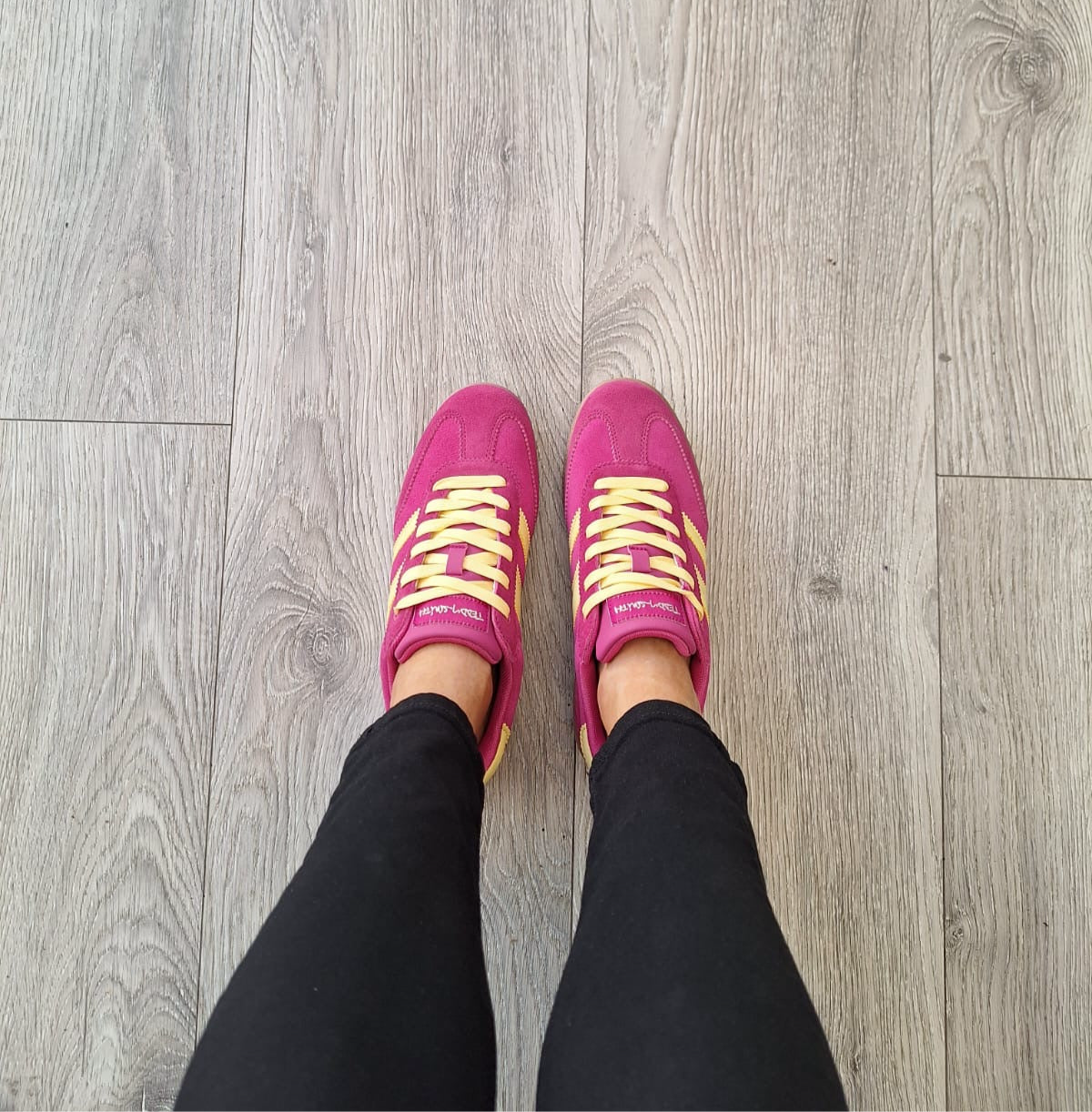 Teddy Smith - 120235 Pink and Yellow Trainer