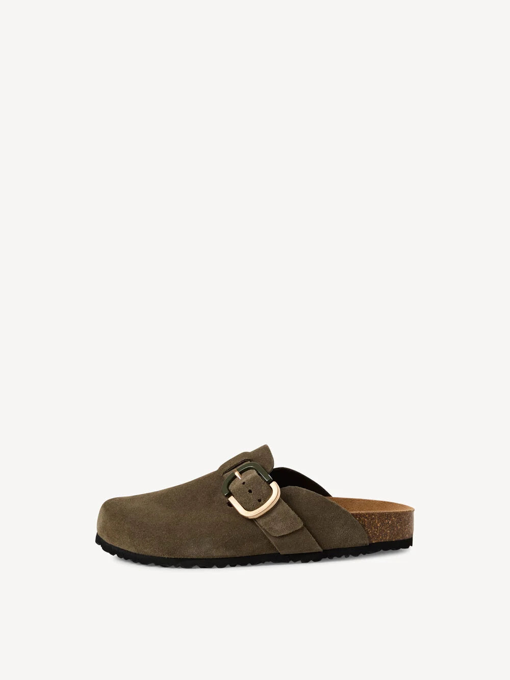 Tamaris - 27600 Olive Green Suede Mule