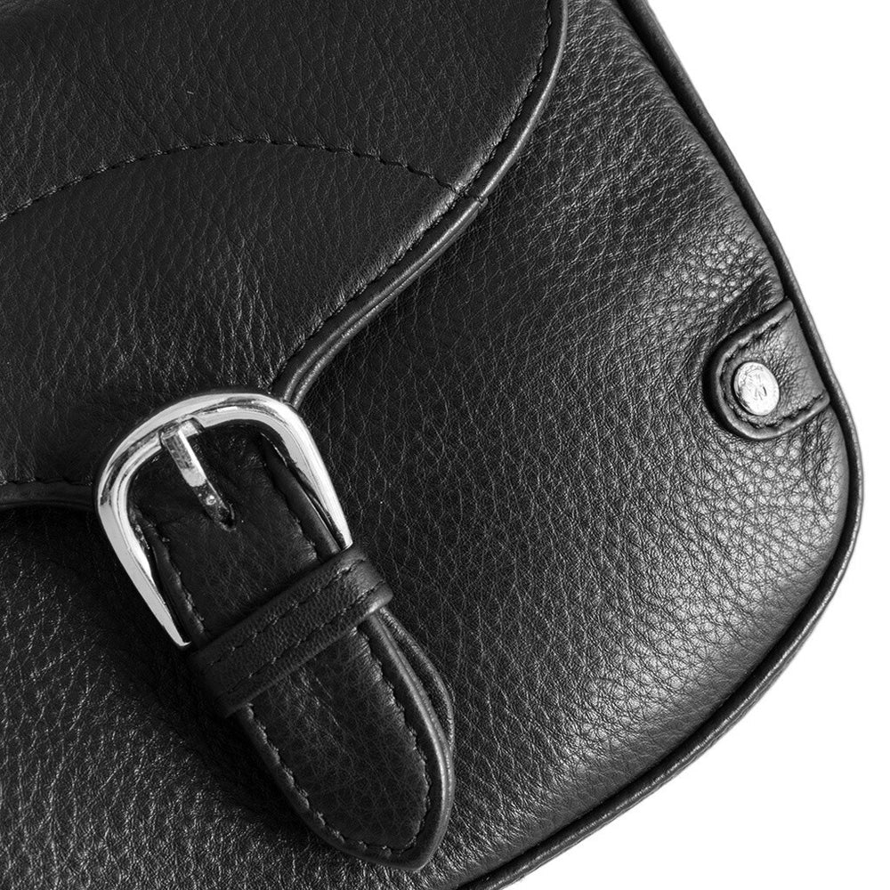 Depeche - 16308 Black Leather Bag