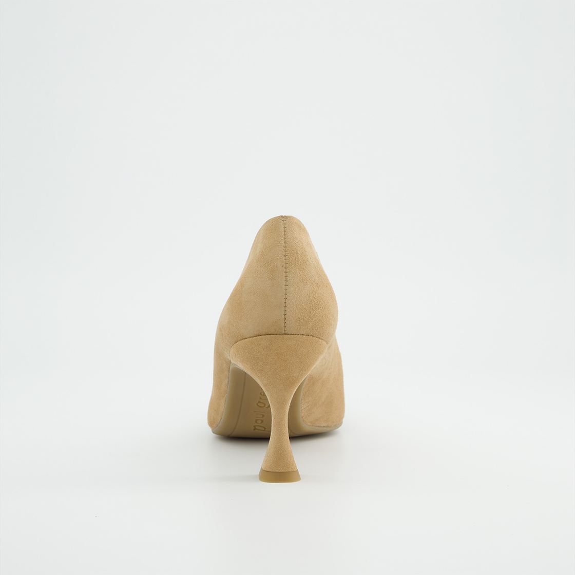 Paul Green - 3859 Beige Suede Court Shoe
