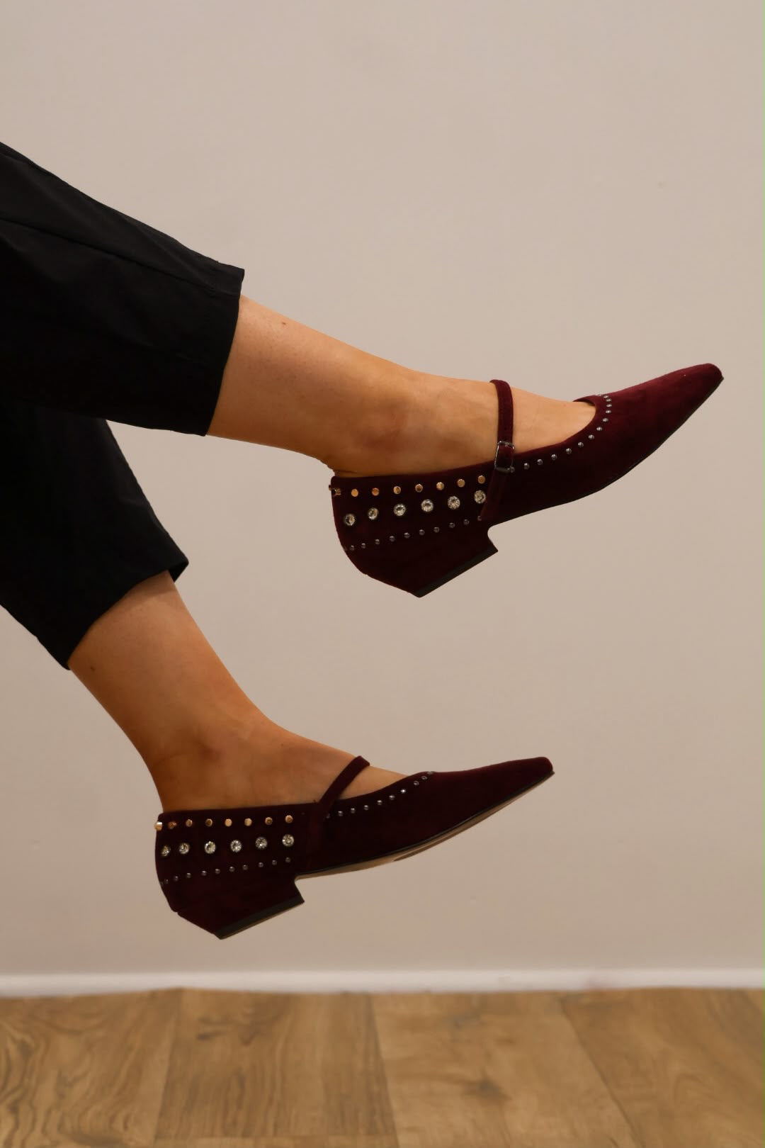 Lodi - A-Niza Burgundy Mary Jane