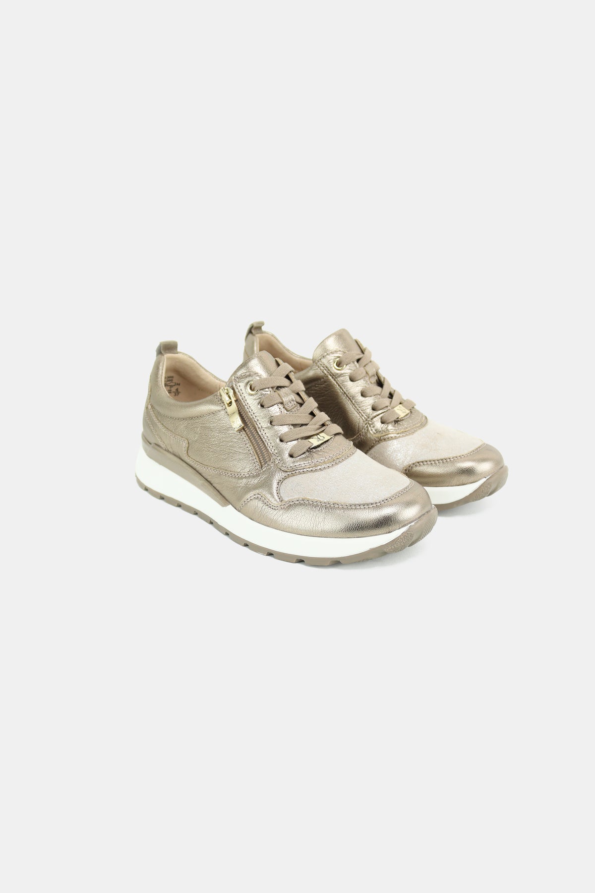 Caprice - 23760 Gold Zip Trainer