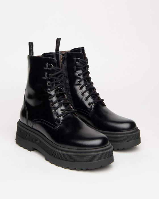 NeroGiardini - I309190D Black Doc Platform Boot