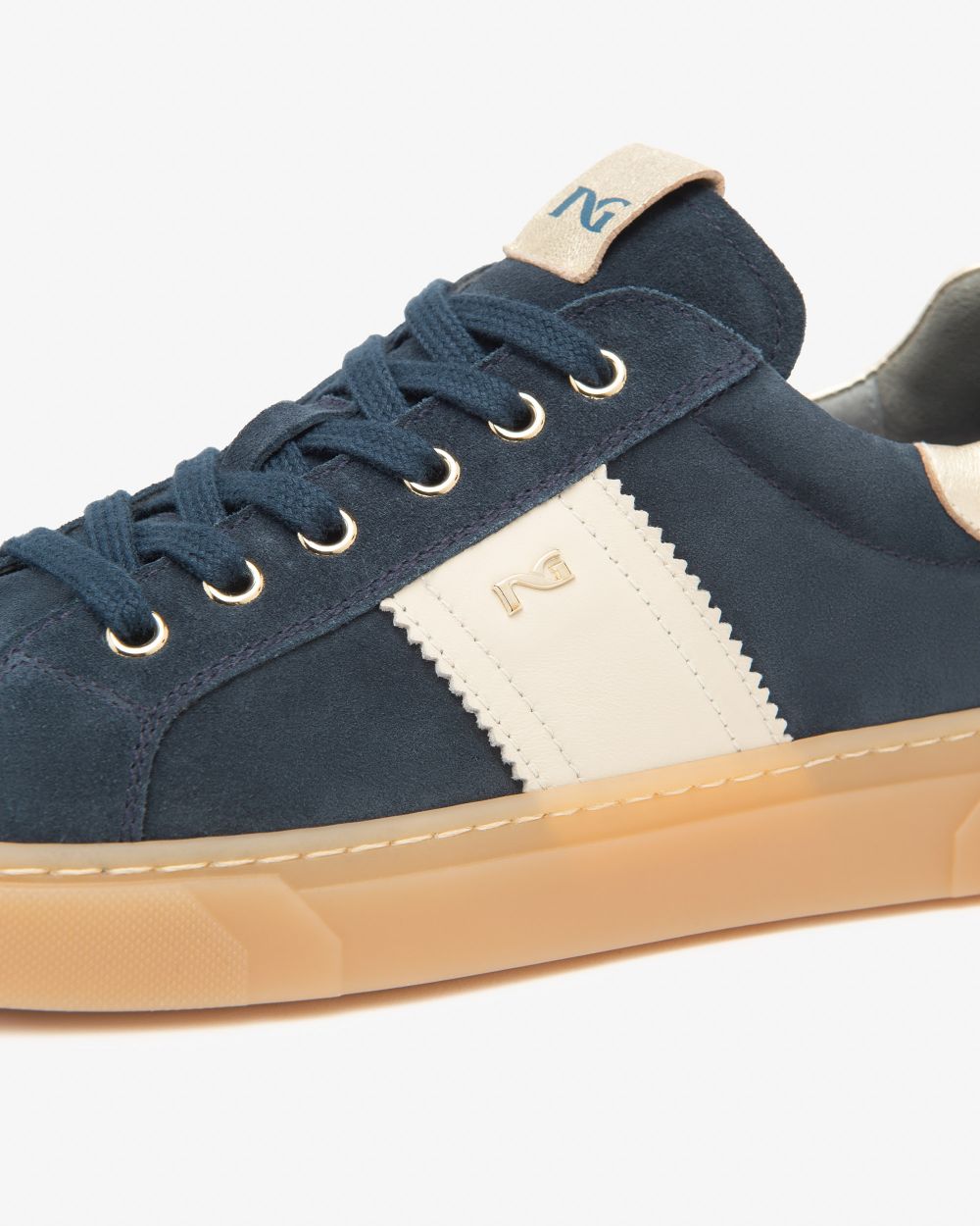 NeroGiardini - I514150 D Navy Retro Trainer