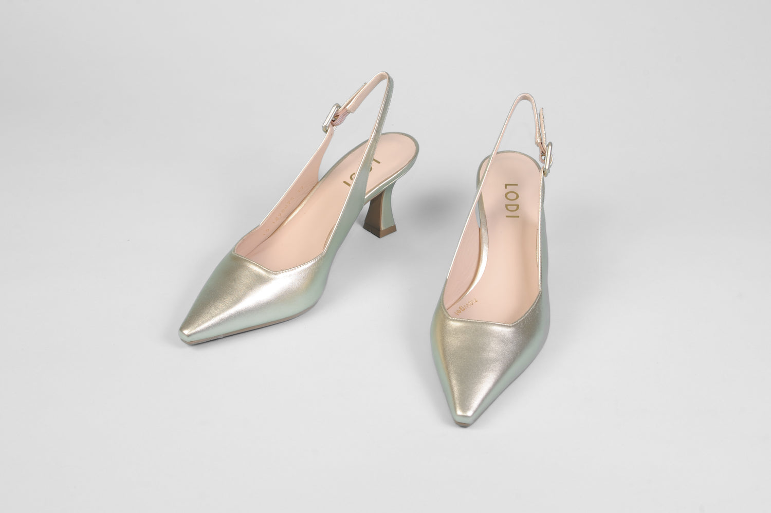 Lodi - Juco Gold Kitten Slingback