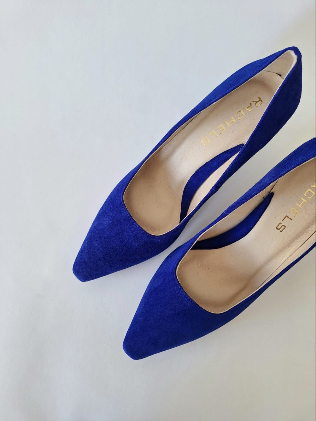 Rachels - Cobalt Blue Suede Court Shoe