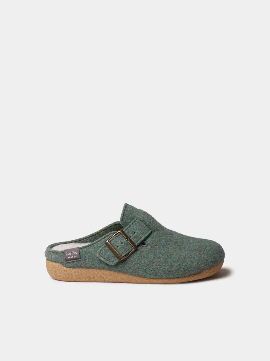 Toni Pons - Mima Sage Green Slipper