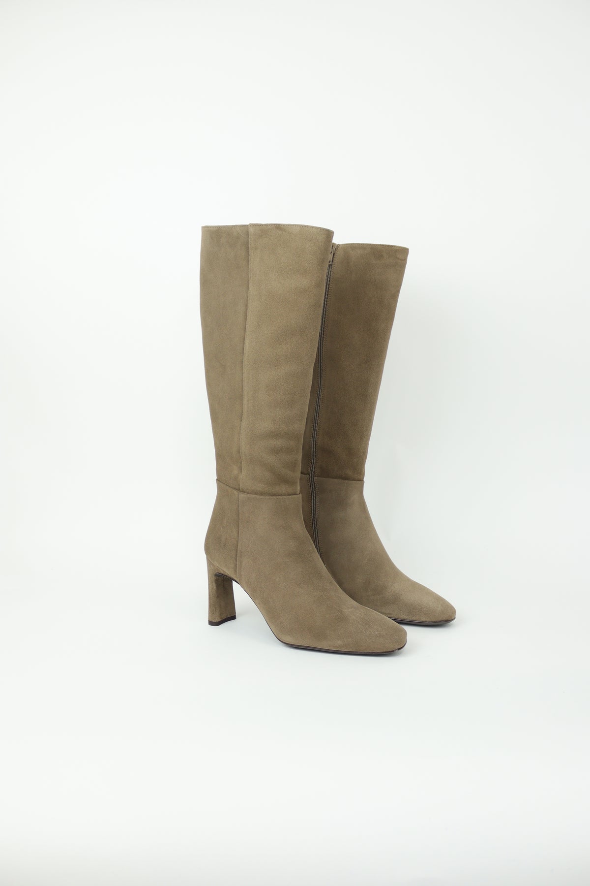 Unisa - Wolcot Taupe Suede Knee High