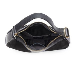 Elie Beaumont - Crescent Black Shoulder Bag