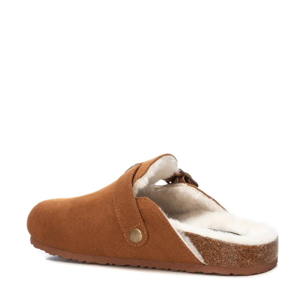 Xti - 143240 Tan Fur Lined Clog