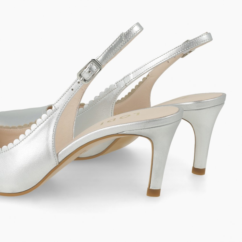 Lodi - Noan Silver Slingback