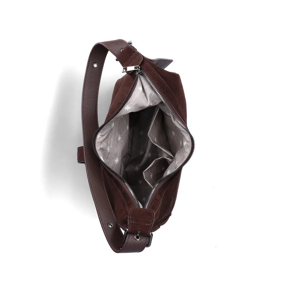 Rieker - H1024-25 Chocolate Brown Shoulder Bag