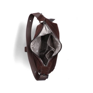 Rieker - H1024-25 Chocolate Brown Shoulder Bag