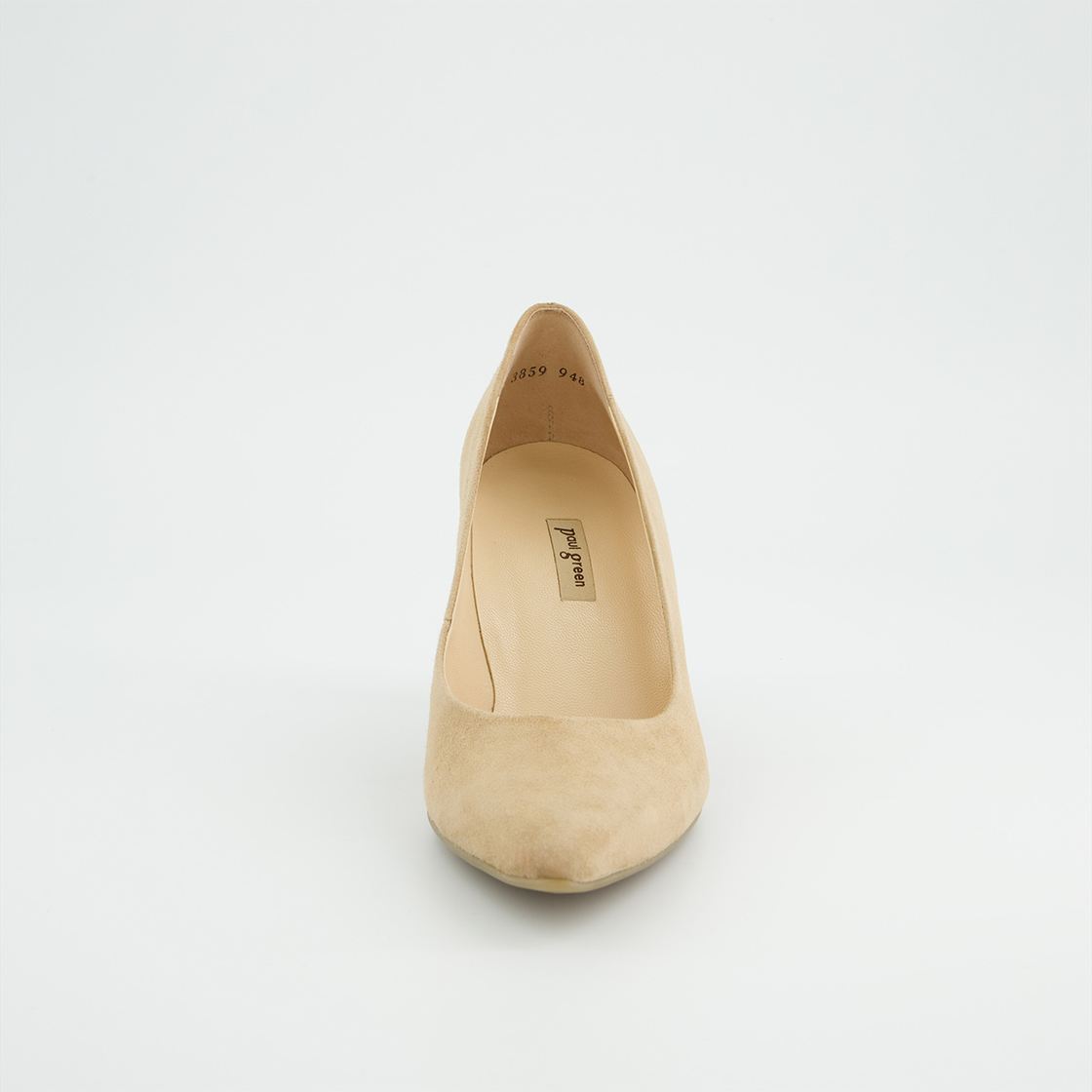 Paul Green - 3859 Beige Suede Court Shoe