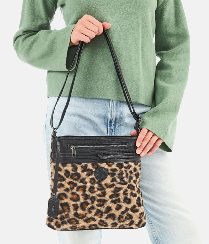 Rieker - H1010 Leopard Crossbody