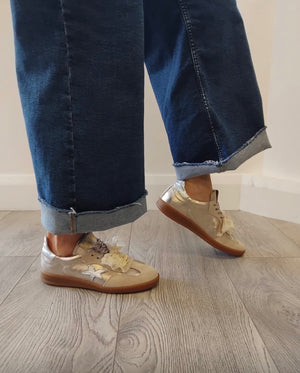 Méliné - 525 ACC-R Gold Retro Trainer