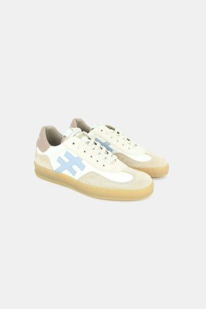 Another Trend - A032 Cream and Sky Trainer