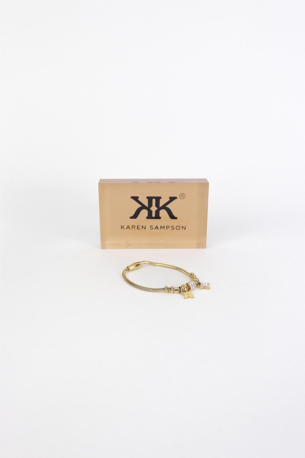 Karen Sampson - J11898 Gold Charm Bracelet
