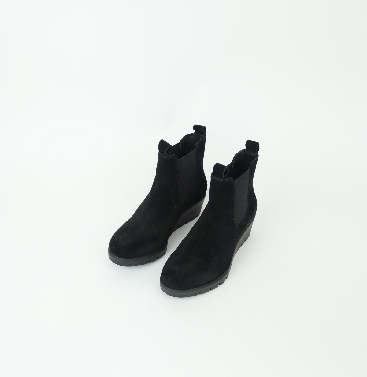 Ara - 57004 Black Suede Wedge Boot